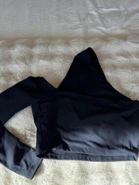 Susana Monaco One Sleeve Crop Top